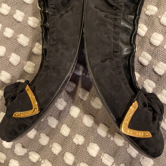 Louis Vuitton Stephen Sprouse Silk Black ballet flats - Picture 9 of 9